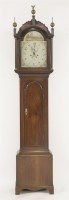 Lot 328 - A George III mahogany and eight-day longcase clock