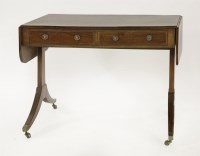 Lot 397 - A George III mahogany sofa table