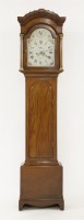 Lot 316 - A George III mahogany longcase clock