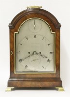 Lot 332 - A George III mahogany bracket clock