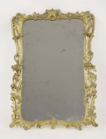 Lot 526 - A gilt framed wall mirror