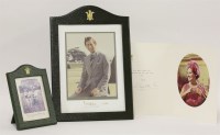 Lot 32 - SIGNED ROYALTY:
1.  Diana and Charles: photo