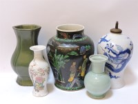 Lot 355 - Oriental vases