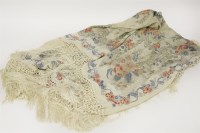 Lot 83 - A 1930s piano shawl