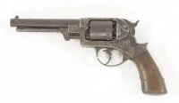 Lot 172 - A six shot .44in Starr Arms Co double action army percussion revolver