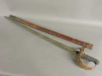 Lot 179 - A George V Army Service Corps dress sword