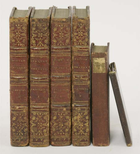 Lot 142 - MINIATURE/BINDING:
1.  The English Theatre.  Tragedies