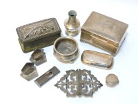 Lot 73 - An early 20th century silver ring box