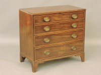 Lot 508 - A George III mahogany chest of drawers