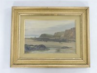 Lot 405A - T... Parkins (19th century)
FIGURES ON A BEACH
Signed and dated 1885 l.l.