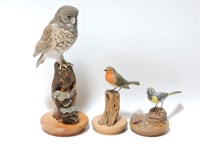 Lot 240 - Three original wood carvings