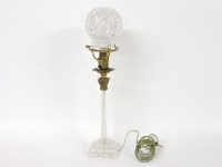 Lot 237 - An Edwardian table lamp