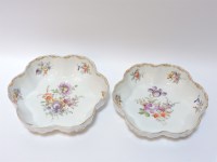 Lot 195 - Two Continental porcelain bowls