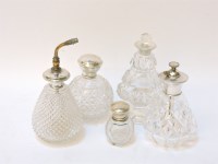 Lot 139 - A small collection of cut glass and silver