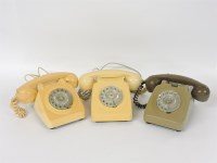 Lot 196 - Three vintage telephones