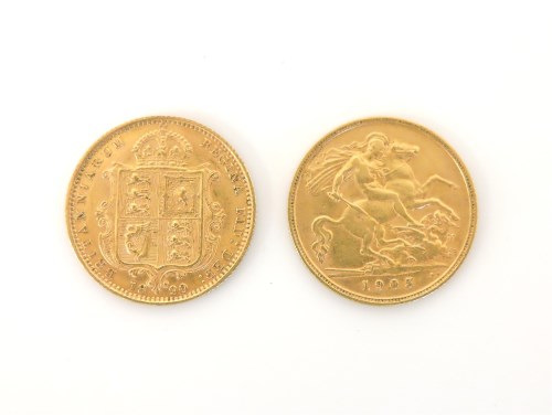 Lot 22 - A Victorian gold half sovereign