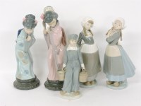 Lot 179 - Two Lladro figures of Japanese ladies
