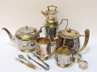 Lot 166 - A silver plated cocktail shaker