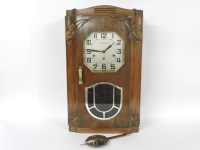 Lot 95 - A 1920s French wall clock
