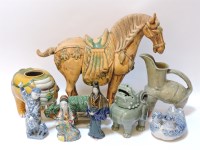 Lot 347 - Japanese and Chinese figures