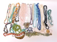 Lot 51 - A box of mostly bead necklaces