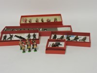 Lot 31 - Six boxes of Britain's style cold painted soldiers
