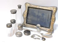 Lot 76 - A silver mounted frame