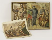 Lot 119 - A Victorian lithographed wooden jigsaw puzzle