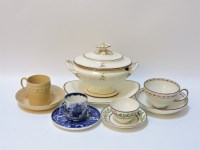 Lot 137 - A collection of Wedgwood cane and creamware