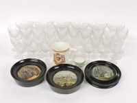 Lot 288 - A part suite of cut glass