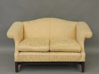 Lot 498 - A Georgian style two seater settee