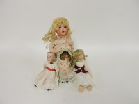 Lot 32 - An Armand Marseille 995 3/0 bisque headed doll