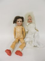 Lot 250 - An Armand Marseille bisque headed doll