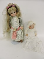 Lot 307 - An Armand Marseille bisque headed doll