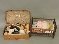 Lot 328 - A large quantity of 20th century composite and celluloid dolls