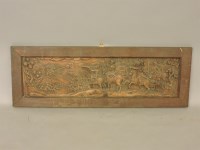 Lot 441A - A carved oak relief panel