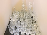 Lot 279 - A large quantity of Waterford 'Lismore' pattern drinking glasses and decanters