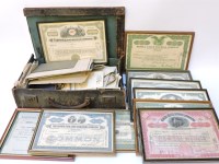 Lot 249A - A small case of ephemera