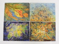 Lot 384 - Elvic Steele (1920-1997)
'AUTUMN BREEZE'
'CLIMBING'
'UNRELATED ENERGIES'
'EPHEMERAL DAYDREAMS'
Four