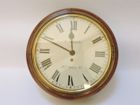 Lot 439A - A single fusee wall clock