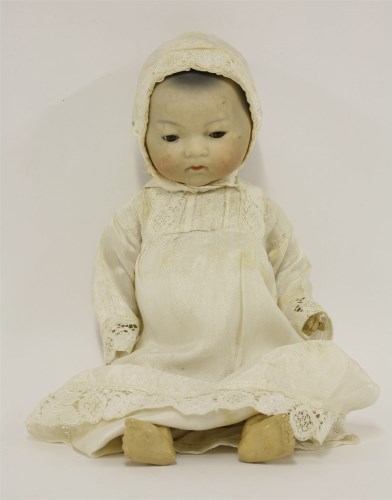 Lot 29 - An Armand Marseille bisque head 'Oriental baby' doll