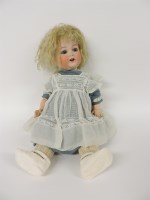 Lot 258 - An Armand Marseille bisque head doll