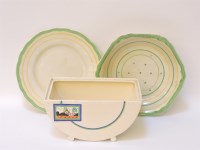 Lot 184 - A Clarice Cliff strainer bowl