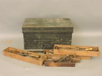 Lot 255 - A Victorian ship's carpenter's tool box