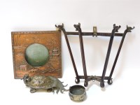 Lot 212 - A Japanese bronze ishigame