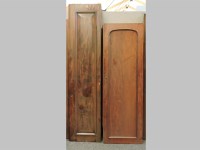 Lot 567 - High mahogany panelled doors