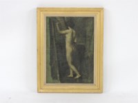 Lot 397 - Late 19th/early 20th century 
FULL LENGTH PORTRAIT NUDE
Unsigned