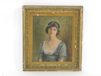 Lot 450 - A F Turner
HALF LENGTH PORTRAIT OF AN EDWARDIAN LADY
Signed and dated 1902