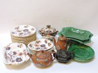 Lot 204 - A quantity of 19th century pottery dessert wares