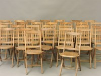 Lot 480 - Twenty-nine early 20th century folding chairs